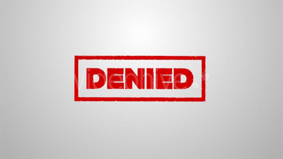 Denied Stamp Videohive 19896967 Motion Graphics Image 2