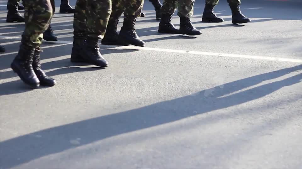 Determined Military Boots March  Videohive 6315364 Stock Footage Image 1