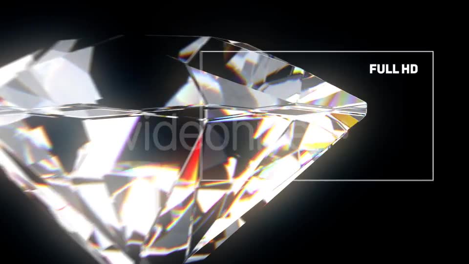 Diamond Film 4K 3 Views Seamless Loop with Alpha Videohive 21460524 Motion Graphics Image 2
