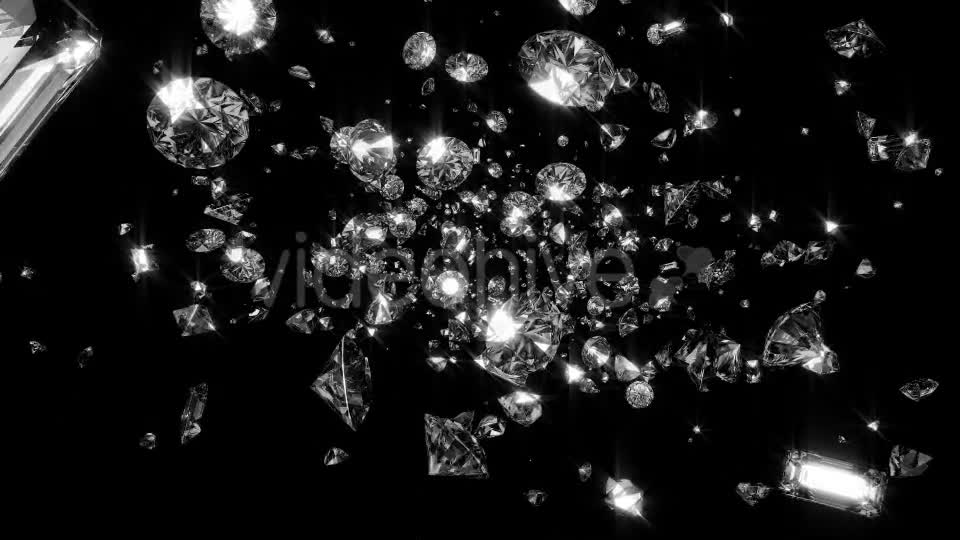 Diamonds Flying Through Videohive 9725425 Motion Graphics Image 1