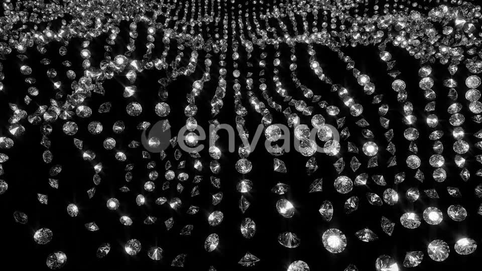 Diamonds Waves 4K Videohive 21969315 Motion Graphics Image 6