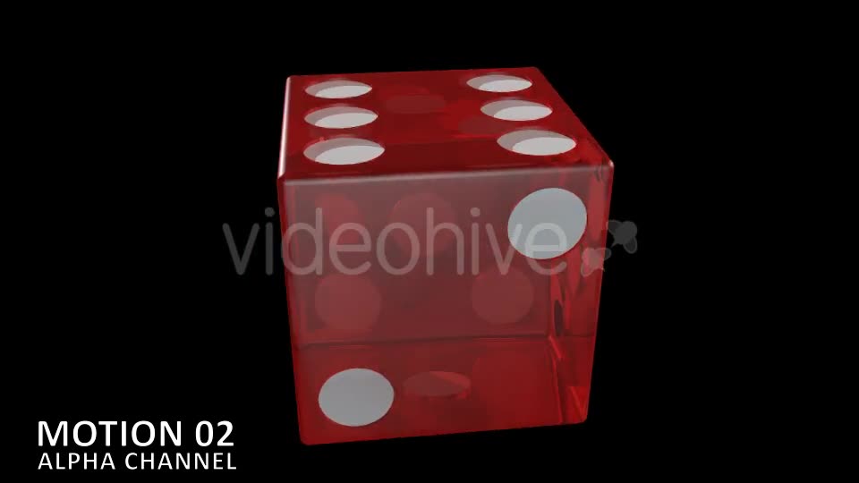 Dice Red Transparent (8 Pack) Videohive 11769691 Motion Graphics Image 2