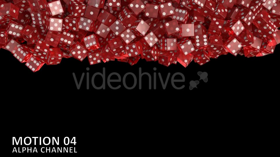 Dice Red Transparent (8 Pack) Videohive 11769691 Motion Graphics Image 5