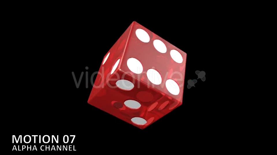 Dice Red Transparent (8 Pack) Videohive 11769691 Motion Graphics Image 9