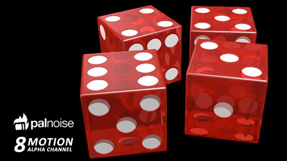 Dice Red Transparent (8 Pack) - Videohive 11769691 Download