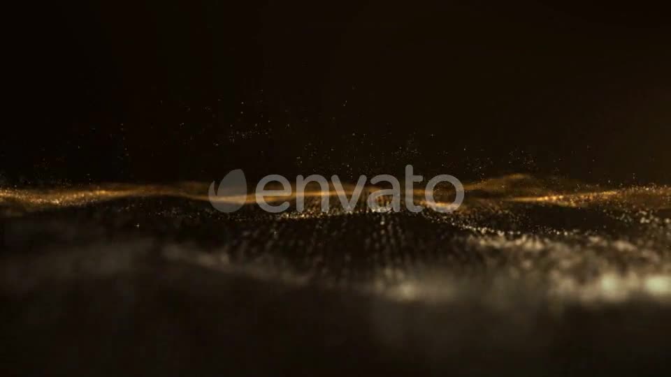 Digital Abstract Background Gold Sparkling Particles 02 Videohive 21582418 Motion Graphics Image 1