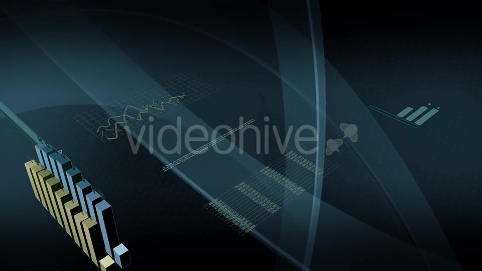 Digital Arrow Showing Global Financial Business Growth Sales Network Videohive 21244260 Motion Graphics Image 3