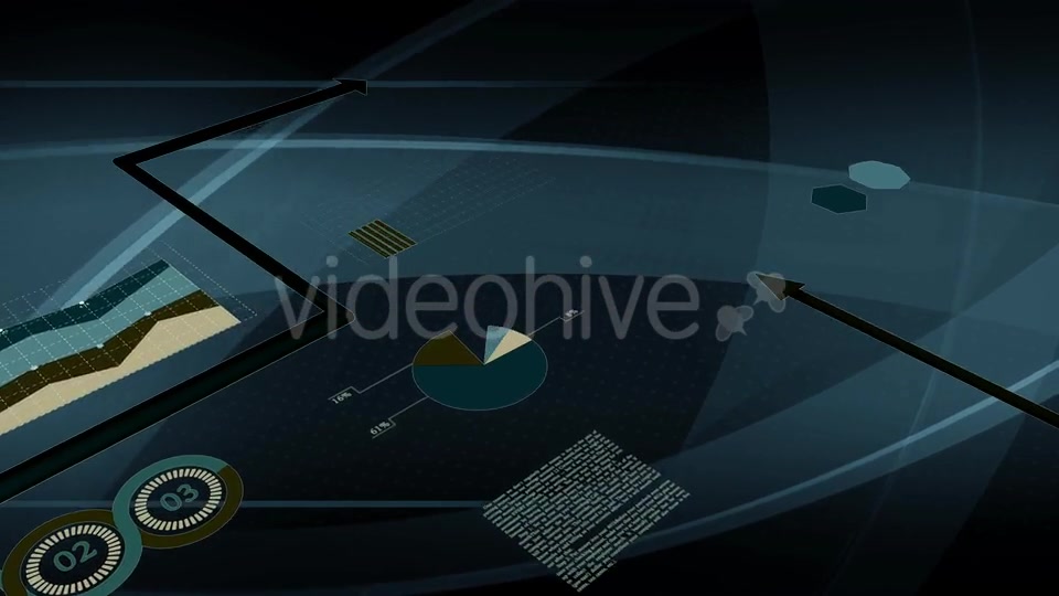 Digital Arrow Showing Global Financial Business Growth Sales Network Videohive 21244260 Motion Graphics Image 5