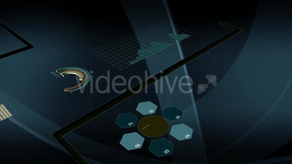 Digital Arrow Showing Global Financial Business Growth Sales Network Videohive 21244260 Motion Graphics Image 6
