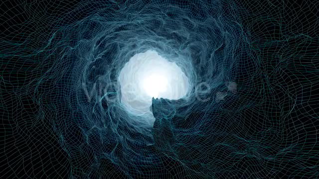 Digital Blue Tunnel Videohive 20622344 Motion Graphics Image 1