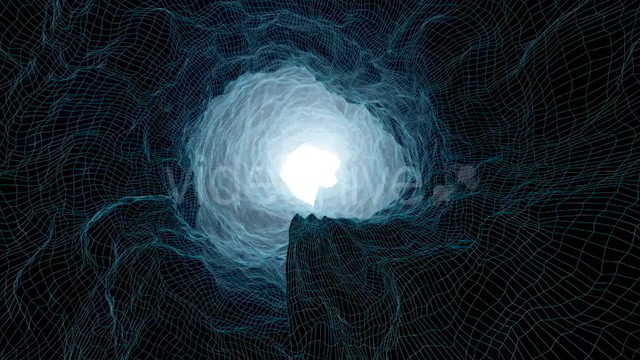 Digital Blue Tunnel Videohive 20622344 Motion Graphics Image 3