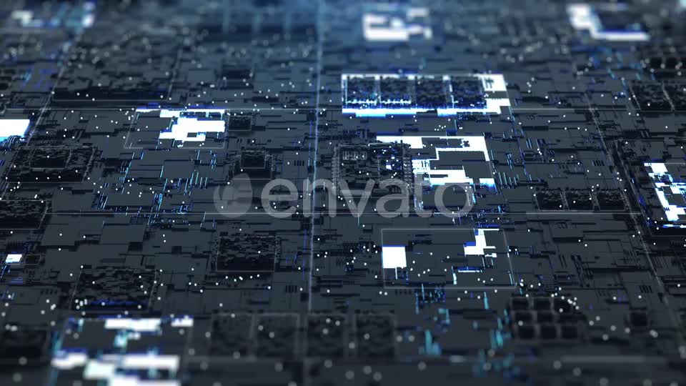 Digital Chip Abstraction Videohive 22740419 Motion Graphics Image 1