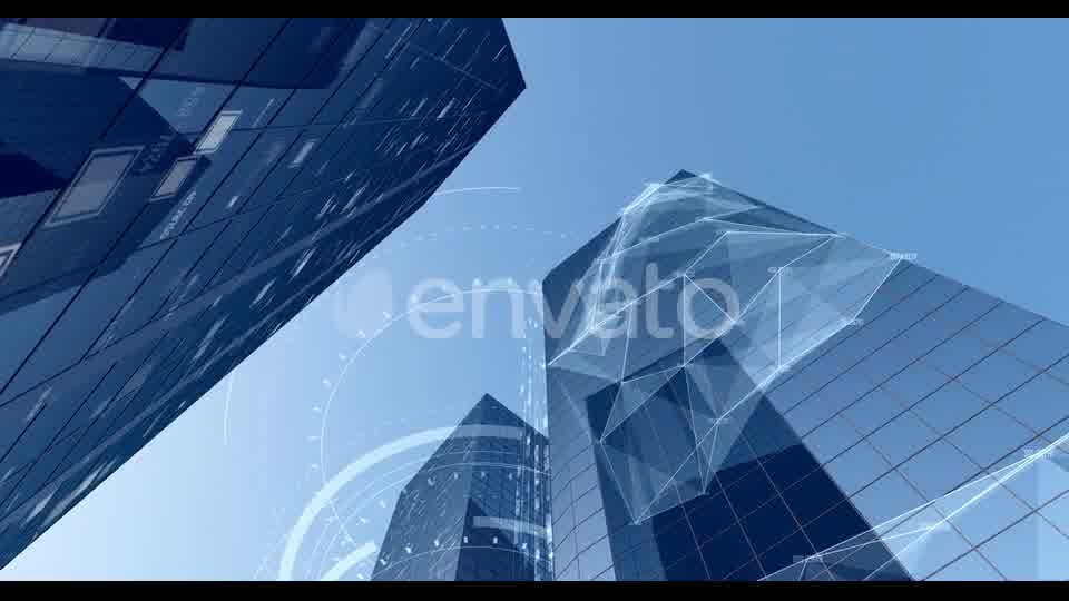 Digital City Buildings With Data 4K Videohive 22557823 Motion Graphics Image 10