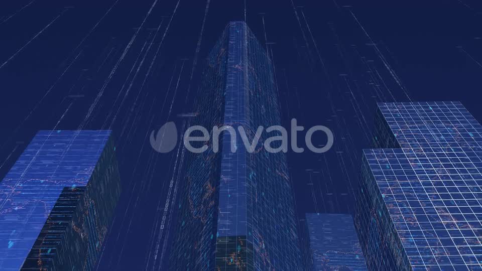 Digital City Buildings With Data V2 Videohive 23824227 Motion Graphics Image 7