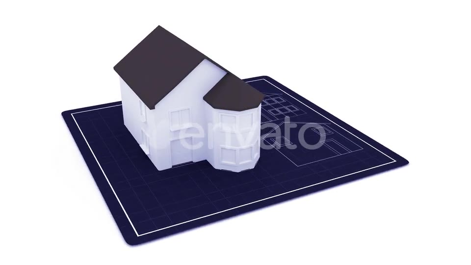 Digital Computer House Draft Layout Developing into Home Building Videohive 23141845 Motion Graphics Image 13
