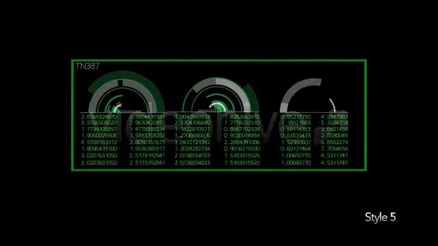 Digital Data HUD Elements 9 Styles Videohive 5215402 Motion Graphics Image 7