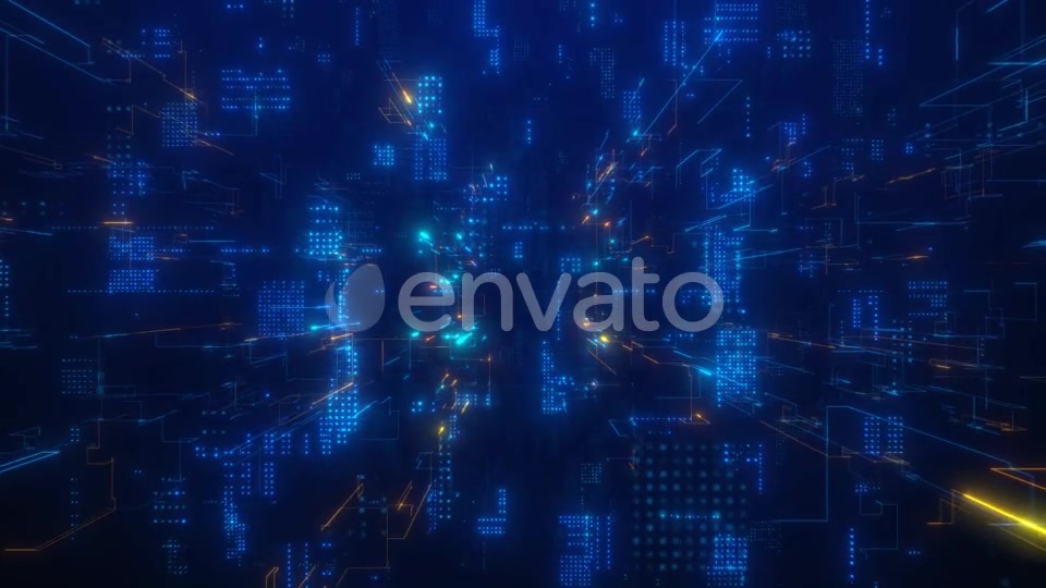 Digital Data Network Space 4K Videohive 24649160 Motion Graphics Image 2