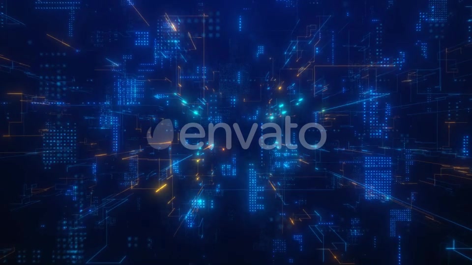 Digital Data Network Space 4K Videohive 24649160 Motion Graphics Image 3