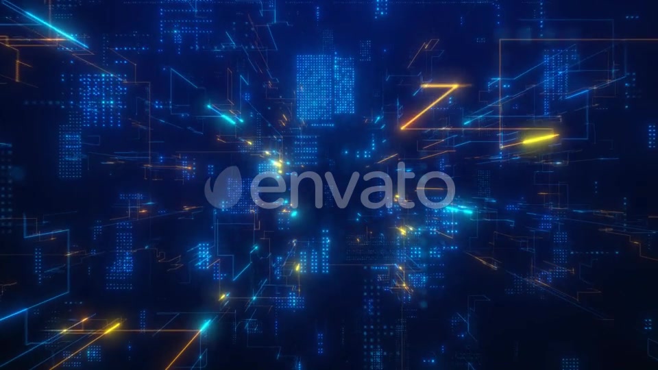 Digital Data Network Space 4K Videohive 24649160 Motion Graphics Image 4