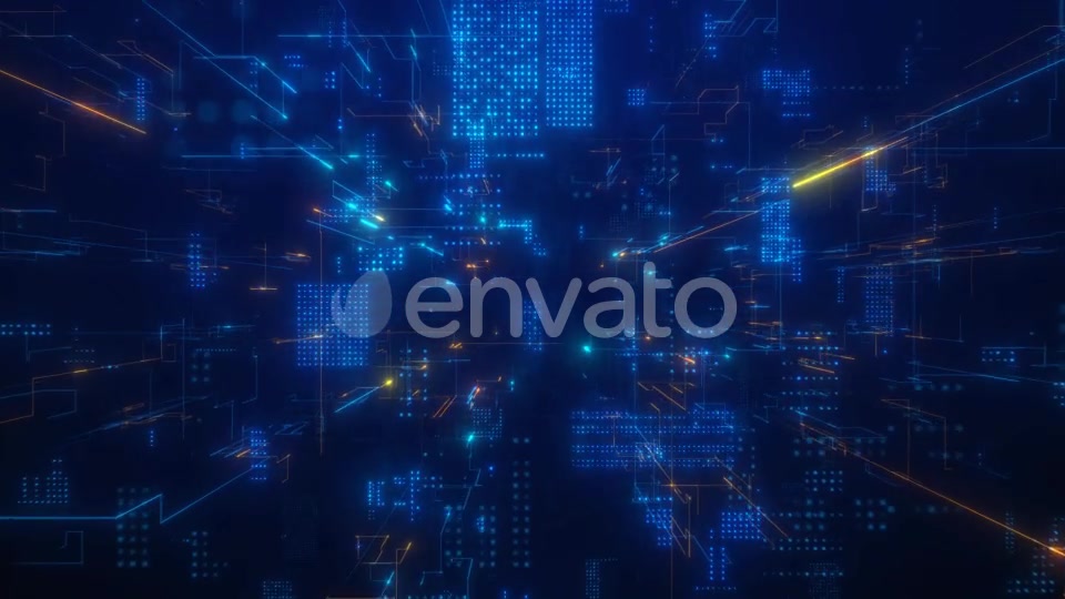 Digital Data Network Space 4K Videohive 24649160 Motion Graphics Image 5