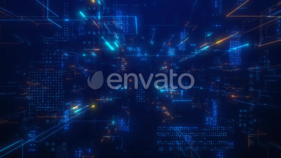 Digital Data Network Space 4K Videohive 24649160 Motion Graphics Image 6