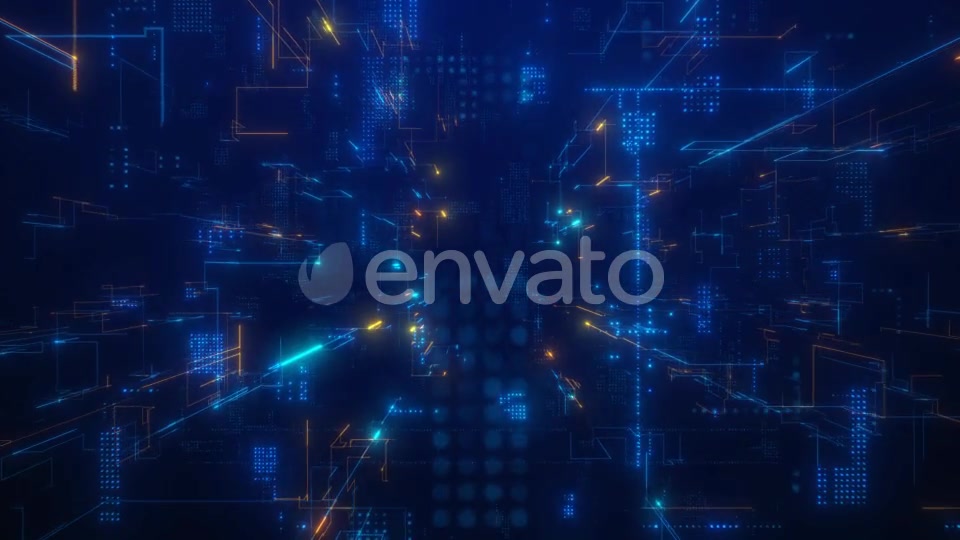 Digital Data Network Space 4K Videohive 24649160 Motion Graphics Image 7