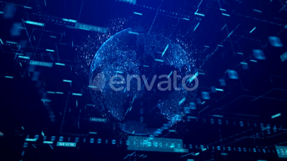 Digital Data Network Space Videohive 21626649 Motion Graphics Image 6