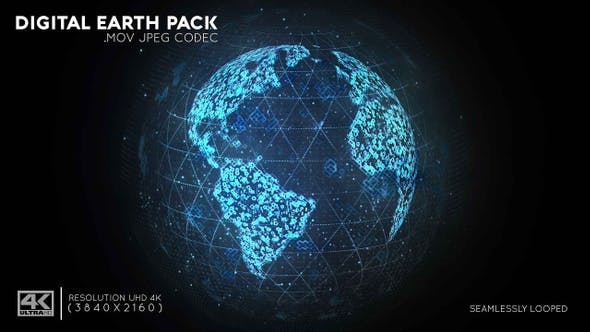 Digital Earth 4K - Videohive 23156893 Download