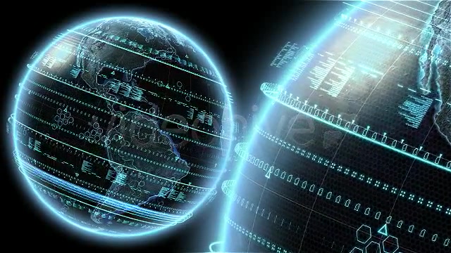 Digital Earth Globe 2 Videohive 5746514 Motion Graphics Image 3