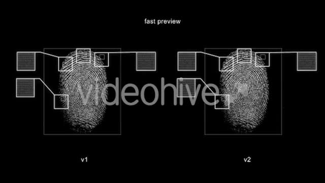 Digital Fingerprint Fingerprint Scanning Pack Videohive 21349437 Motion Graphics Image 1