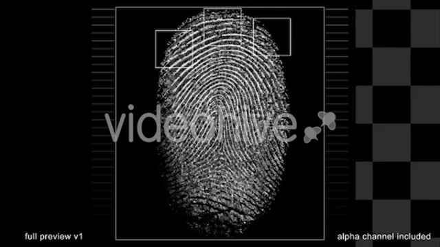 Digital Fingerprint Fingerprint Scanning Pack Videohive 21349437 Motion Graphics Image 3