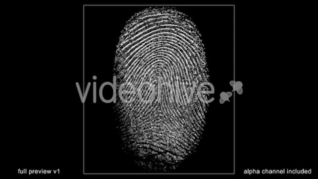 Digital Fingerprint Fingerprint Scanning Pack Videohive 21349437 Motion Graphics Image 5