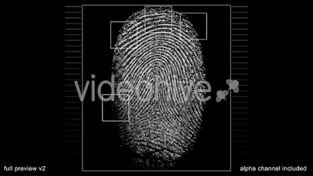 Digital Fingerprint Fingerprint Scanning Pack Videohive 21349437 Motion Graphics Image 8