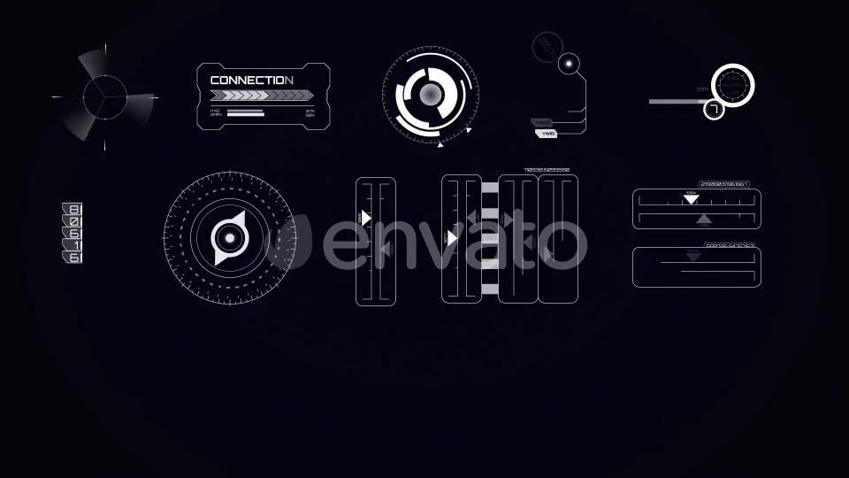 Digital Interface Elements Videohive 21762910 Motion Graphics Image 4