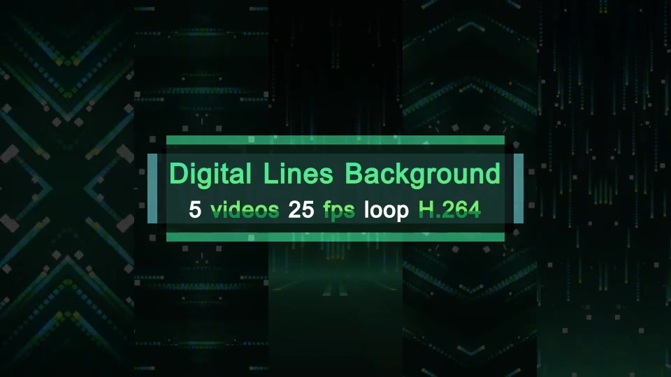 Digital Lines Background 5 Pack Videohive 20507457 Motion Graphics Image 2