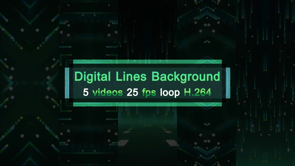 Digital Lines Background 5 Pack Videohive 20507457 Motion Graphics Image 3