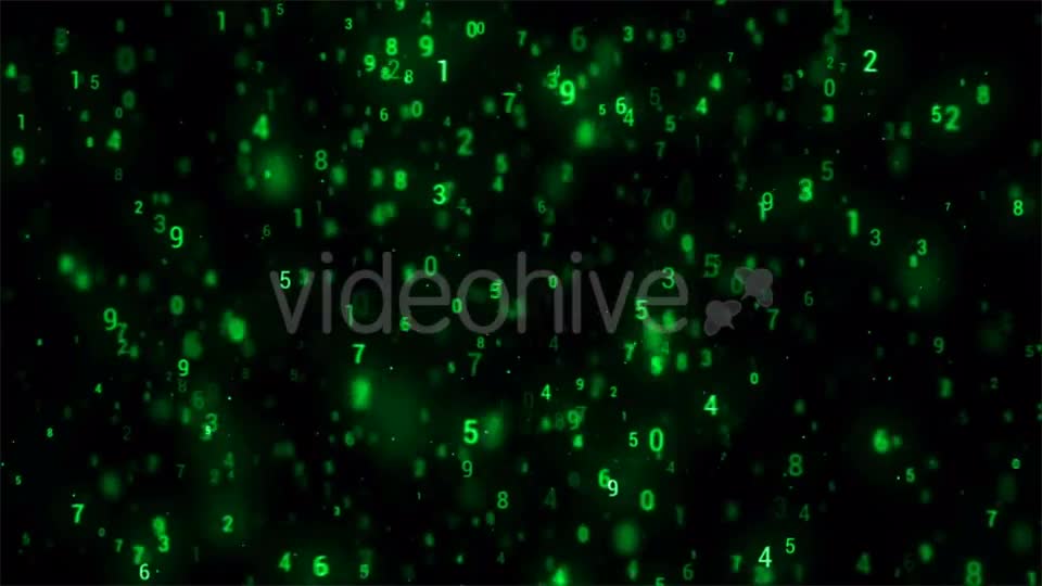 Digital Matrix Display Rotation Background Videohive 17404547 Motion Graphics Image 1