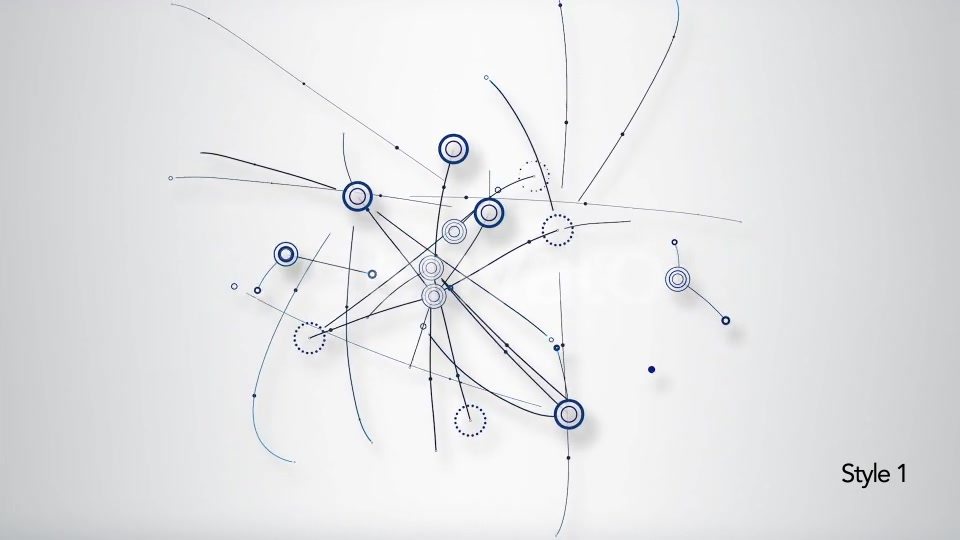 Digital Network of Connections Web of Nodes Dots and Lines Videohive 24196135 Motion Graphics Image 3