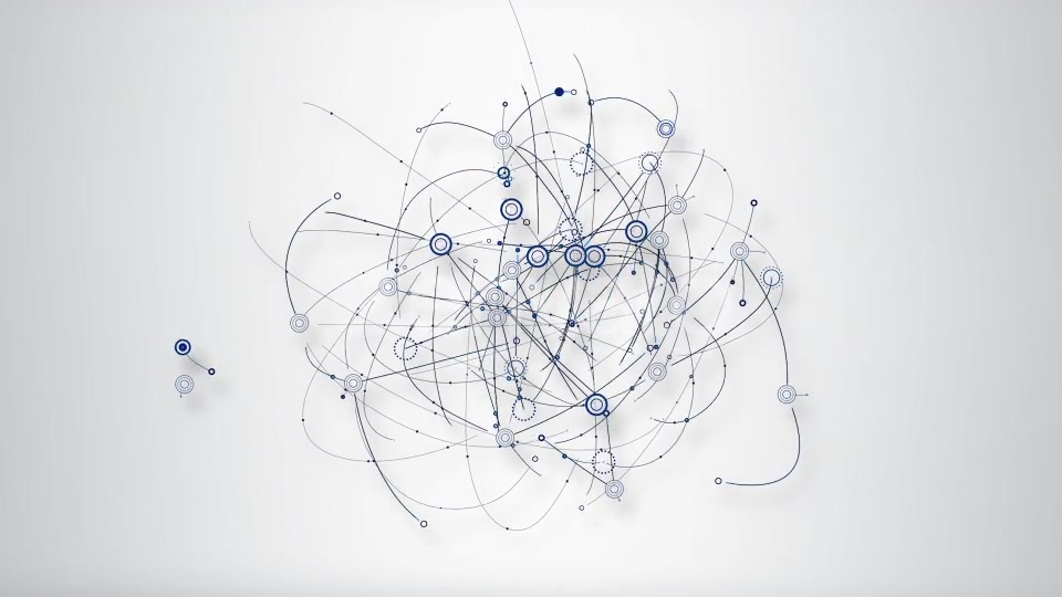 Digital Network of Connections Web of Nodes Dots and Lines Videohive 24196135 Motion Graphics Image 4