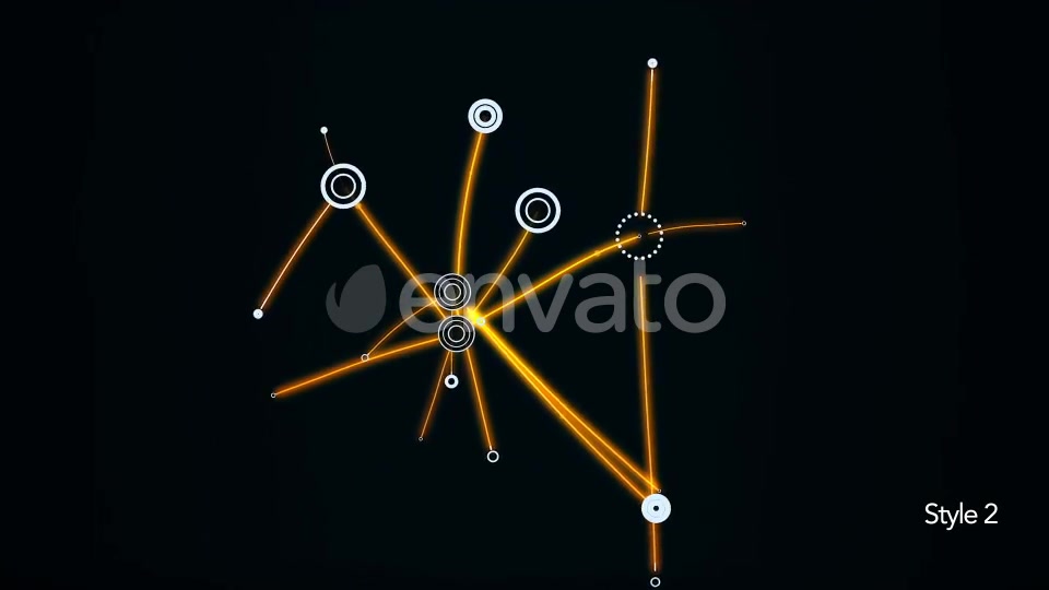 Digital Network of Connections Web of Nodes Dots and Lines Videohive 24196135 Motion Graphics Image 7