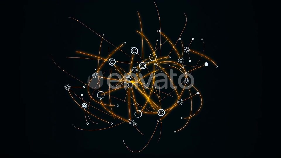 Digital Network of Connections Web of Nodes Dots and Lines Videohive 24196135 Motion Graphics Image 8