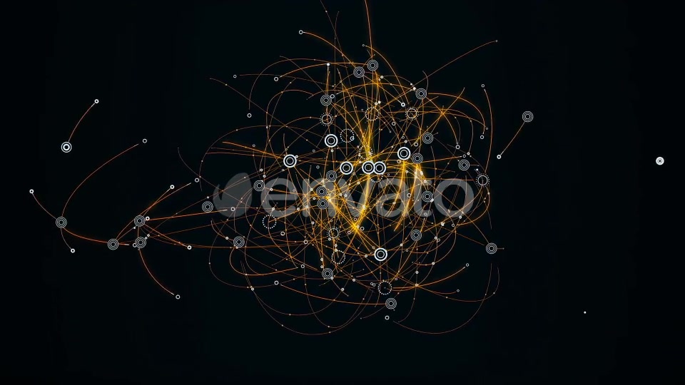 Digital Network of Connections Web of Nodes Dots and Lines Videohive 24196135 Motion Graphics Image 9