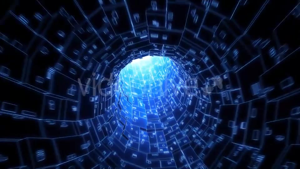 Digital Network Tunnel Background Videohive 19817094 Motion Graphics Image 2
