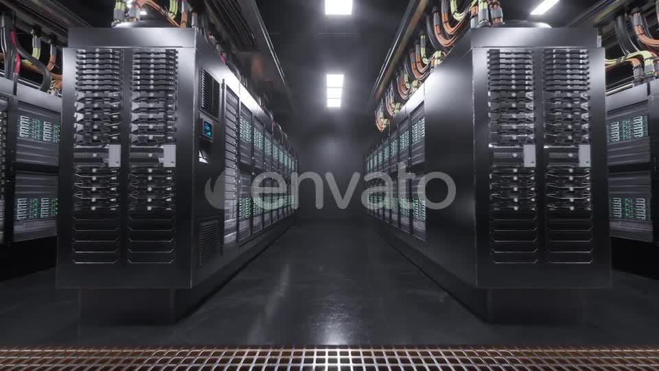Digital Server Room Background Videohive 23864714 Motion Graphics Image 1