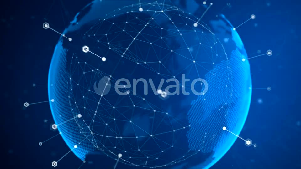 Digital World Connection Lines Background Videohive 21589627 Motion Graphics Image 1