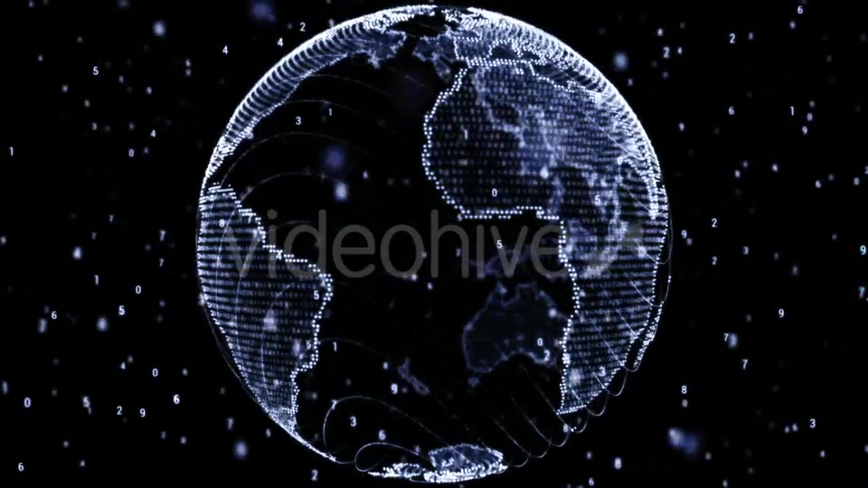 Digital World Globe In Four Versions Videohive 19189082 Motion Graphics Image 5