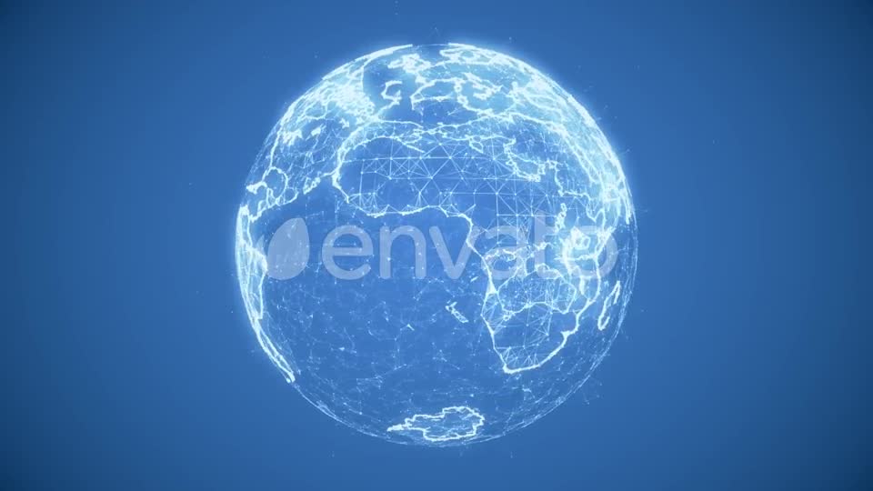 Digital World Globe Loop Videohive 22342882 Motion Graphics Image 1