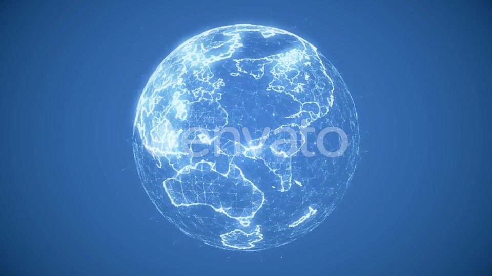 Digital World Globe Loop Videohive 22342882 Motion Graphics Image 7
