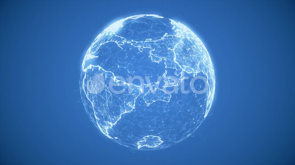 Digital World Globe Loop Videohive 22465521 Motion Graphics Image 2