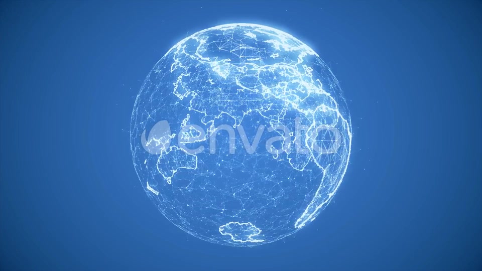 Digital World Globe Loop Videohive 22465521 Motion Graphics Image 4